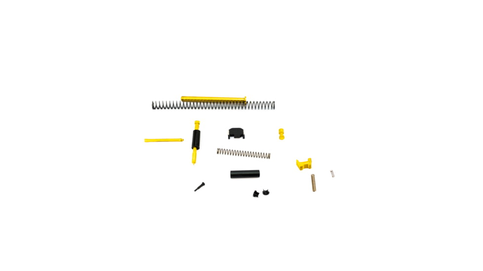Alpha Shooting Sports ALPHA TiN G17 Super Duty 9mm Slide Completion Kit w/ TiN Guide Rod, TiN, ALPTiNG17SDSCK