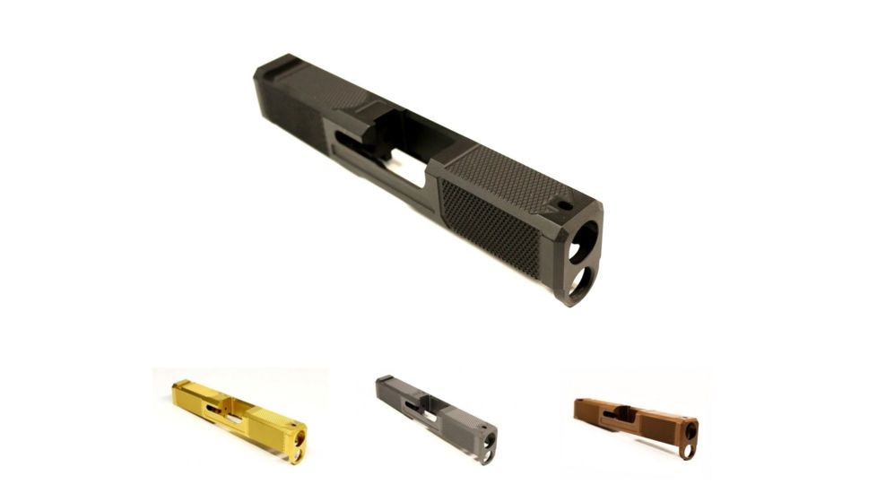 Alpha Shooting Sports ALPHA V5.2 G43 Slide - Nitride, Black, Gold, Grey, Rose Gold