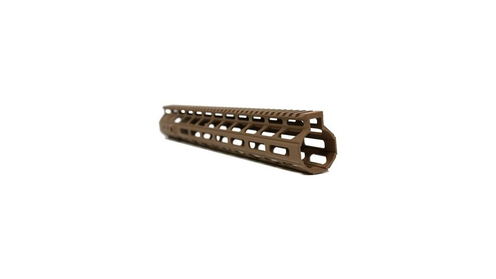 Alpha Shooting Sports AR15 15in M-LOK Handguard, Flat Dark Earth ALPML15FDE