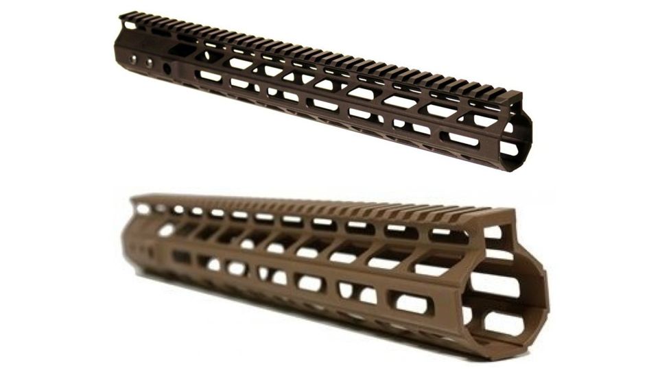 Alpha Shooting Sports AR15 M-LOK Hadguard, Black, Flat Dark Earth