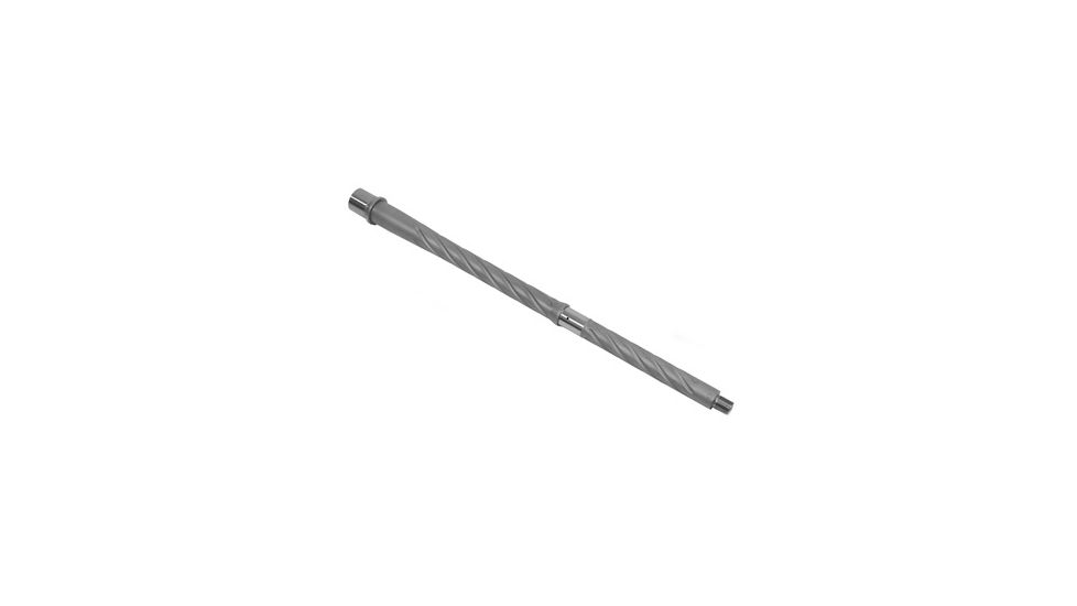 Alpha Shooting Sports CHF 5.56 NATO Mid Spiral Fluted Barrel, Stainless Matte, 16in ALP16_556SSSFCHM
