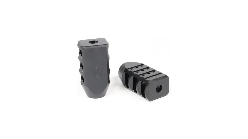 Alpha Shooting Sports Colossal Comp 5.56, 0.5-28 Thread, Black CCMB556