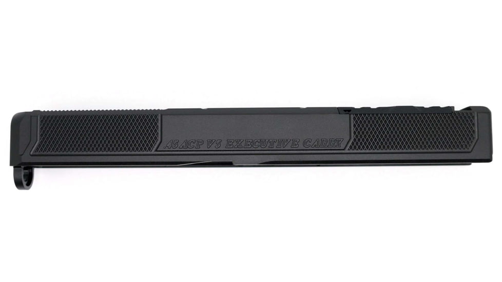 Alpha Shooting Sports Executive Carry V5 Slide for Glock, 45acp, Gen3, Glock 21, Nitride Finish, Black, G21G3V5NIT