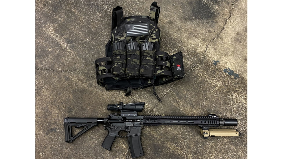 Alpha Shooting Sports SSR15 Upper Receiver, 5.56x45mm NATO, 16in, Hybrid Profile, Mid Length, 1-8 Twist, Free Floating M-LOK Handguard, A2 Flash Hider, Anodized Black, 16556SSR15