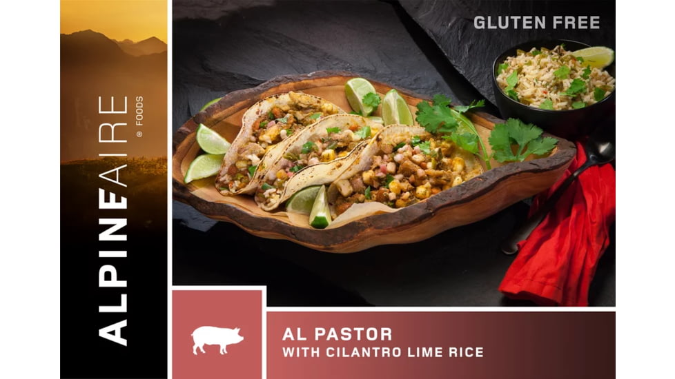 Katadyn Alpine Aire Foods Al Pastor with Cilantro Lime Rice, 1 Serving, 62605