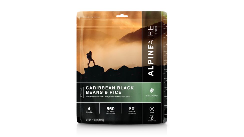Katadyn Alpine Aire Foods Caribbean Black Beans and Rice - 2 Servings