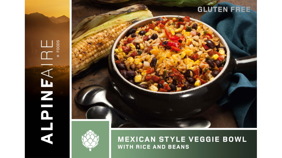 Katadyn Alpine Aire Foods Food Mexican Style Veggie Bowl, 60110