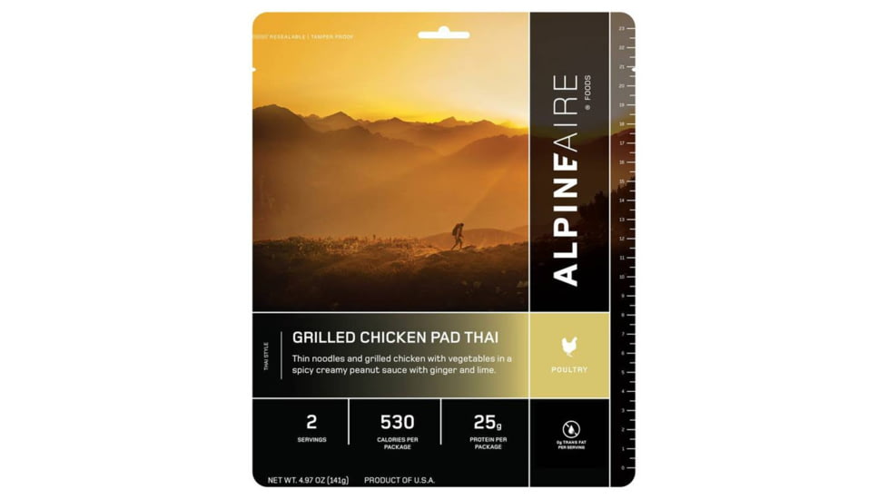 Katadyn Alpine Aire Foods Grilled Chicken Pad Thai, 1 Serving, 62330