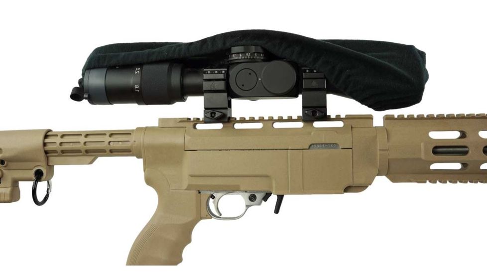 Alpine Innovations ScopeSlicker Weatherproof Tactical Scope Cover, Black, 9in-12in, SK-STFD08-G10