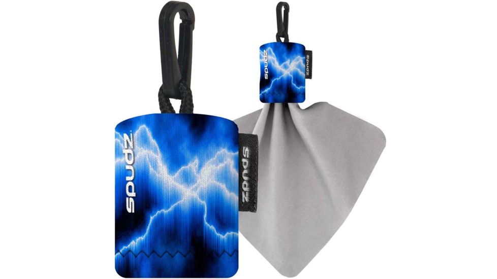 Alpine Innovations Spudz Classic Lens Cloth, Blue Lighting, 6in x 6in SPFD01-G4