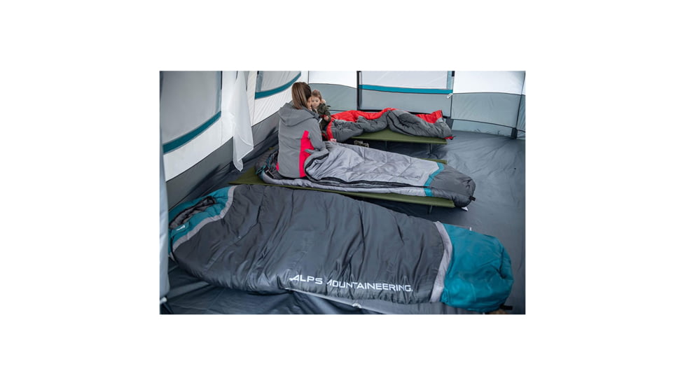 ALPS Mountaineering Blaze 0 Sleeping Bag, Charcoal/Gray, Regular, 4551133