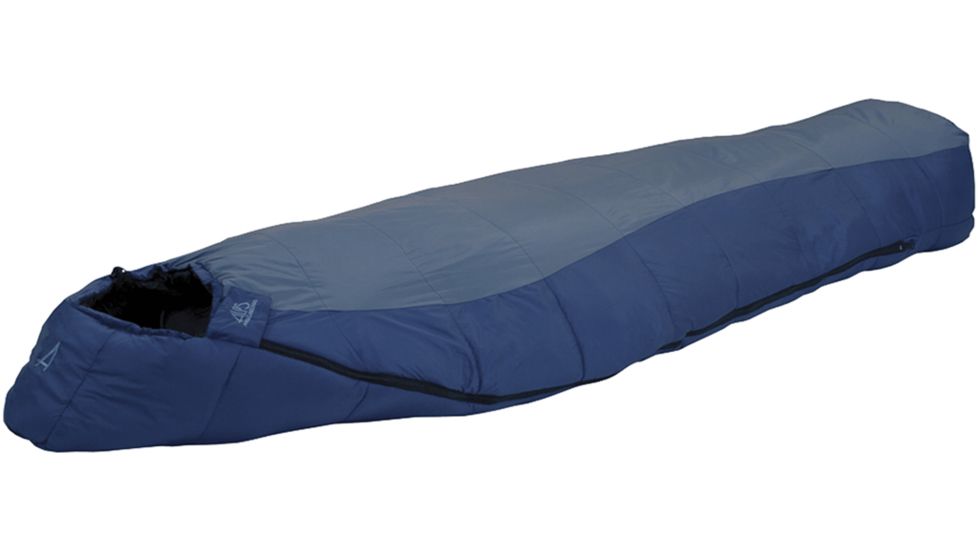 ALPS Mountaineering Blue Springs Blue-Navy Sleeping Bag, Plus-20 Degrees Wide 106453