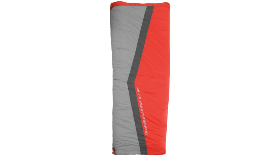 ALPS Mountaineering Cinch 40 Sleeping Bag, Flame Red/Coal, 35in x 82in, 4701442
