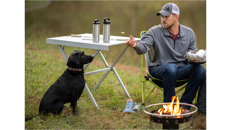 ALPS Mountaineering Dining Table Square, Aluminum, Silver, 8330076