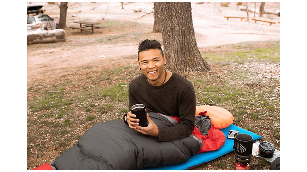 ALPS Mountaineering Flexcore Air Pad Long, blue, 25 In x 77 In x 2 In, 7251004