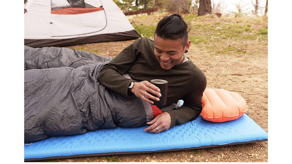 ALPS Mountaineering Flexcore Air Pad Long, blue, 25 In x 77 In x 2 In, 7251004