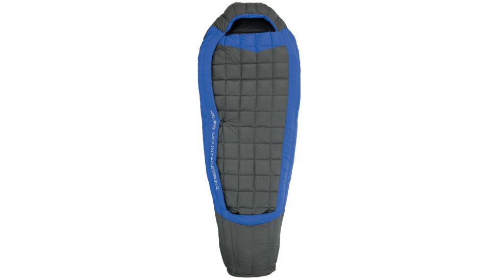 ALPS Mountaineering Fusion 40 Lightweight Sleeping Bag, Twilight Blue/Coal, 32in x 82in, 4300433