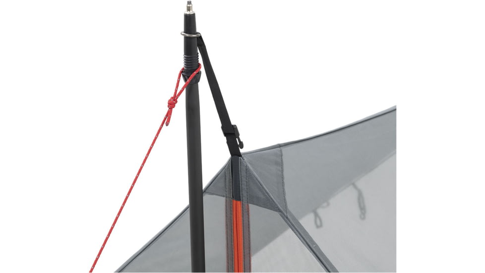 ALPS Mountaineering Hex 2-Person Tent, Charcoal/Red, 5200042