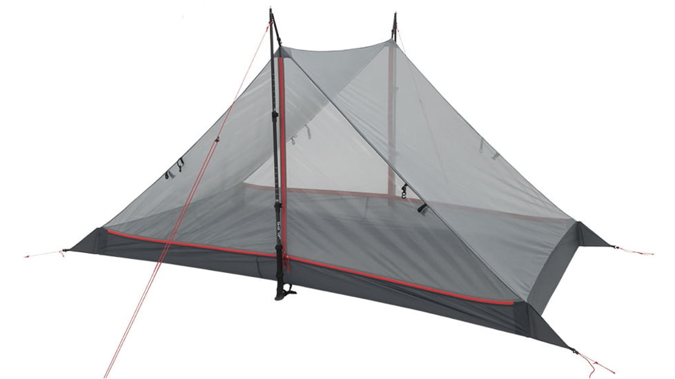 ALPS Mountaineering Hex 2-Person Tent, Charcoal/Red, 5200042