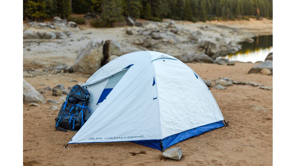 ALPS Mountaineering Lynx 2 Tent, Glacier Gray/Blue Depths, 5224650
