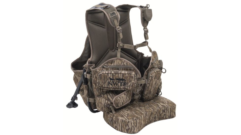 ALPS Mountaineering OutdoorZ NWTF Grand Slam Turkey Vest, Mossy Oak Bottomland, Extra Large, 8419153