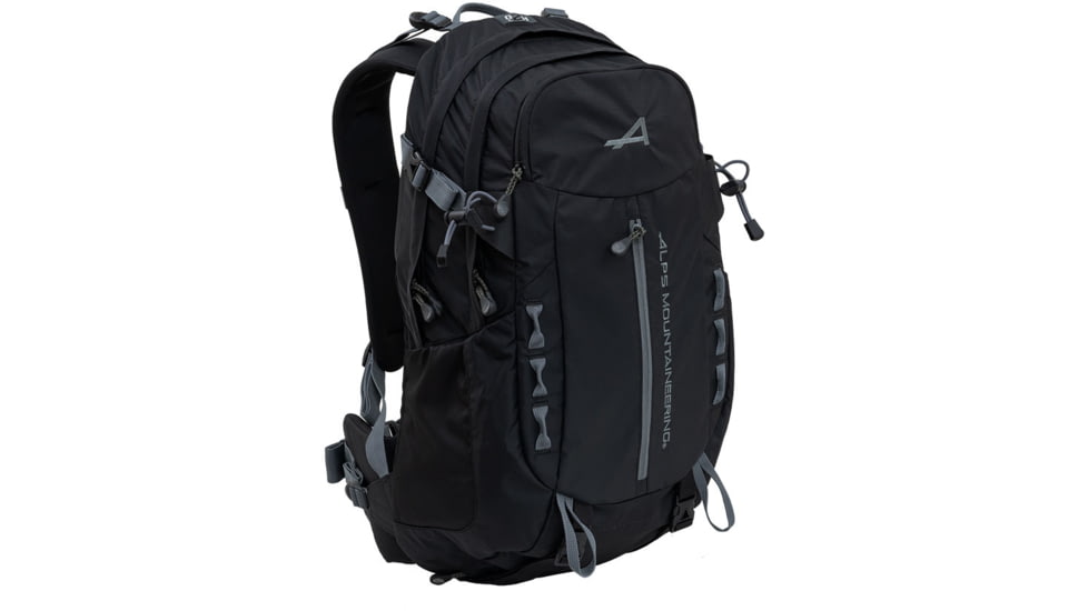 ALPS Mountaineering Solitude 24L Pack, Black/Gray, 6062072