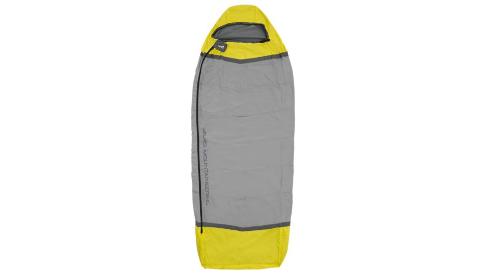 ALPS Mountaineering Sundown Sleeping Bag Liner, Citrus/Coal, 36in x 90in, 4900022