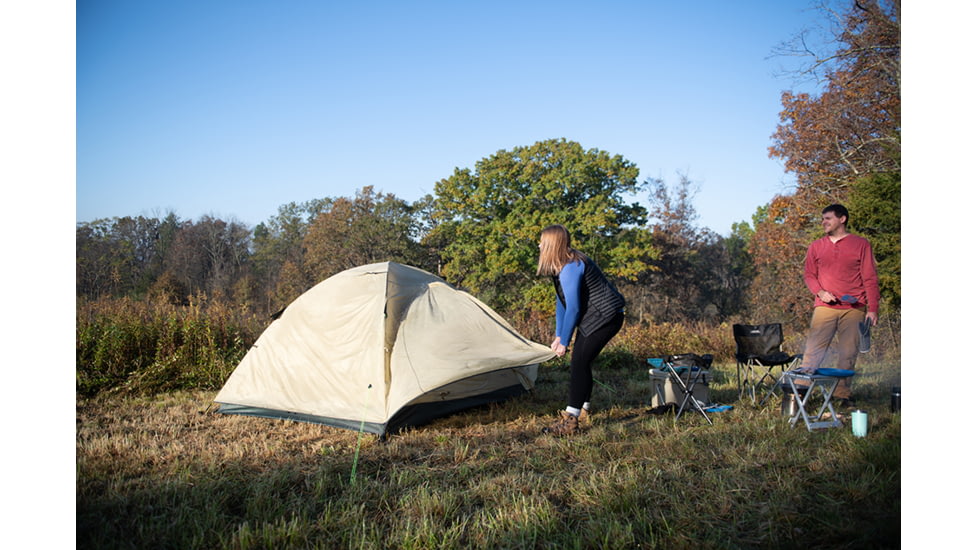 ALPS Mountaineering Taurus 3-Person Outfitter Tent, Tan/Green, 5322915