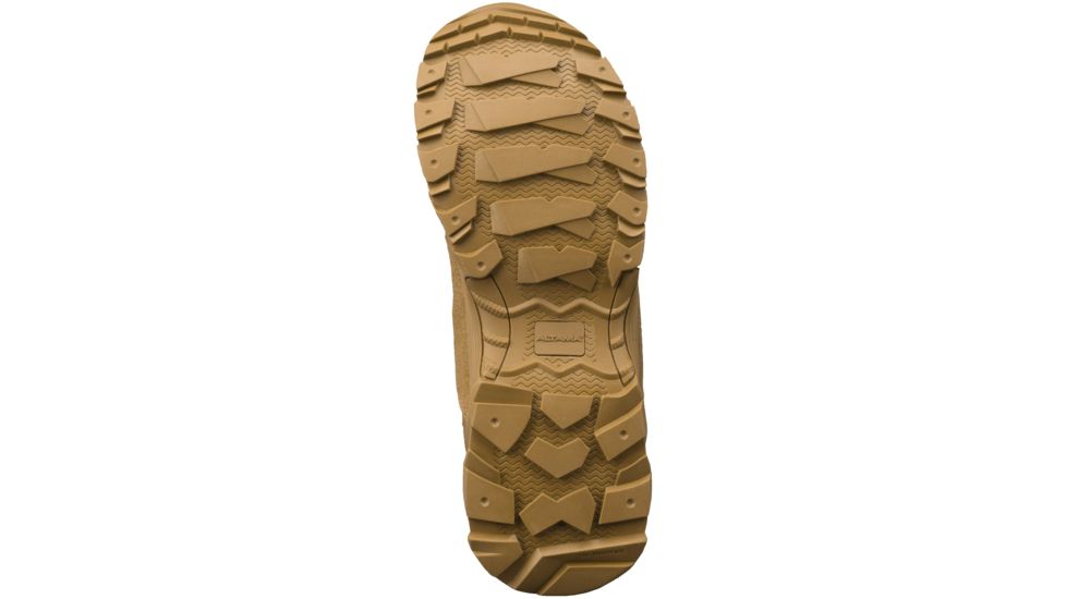 Mens Vengeance SR 8in Side-Zip Leather Boot,Size 15,Coyote