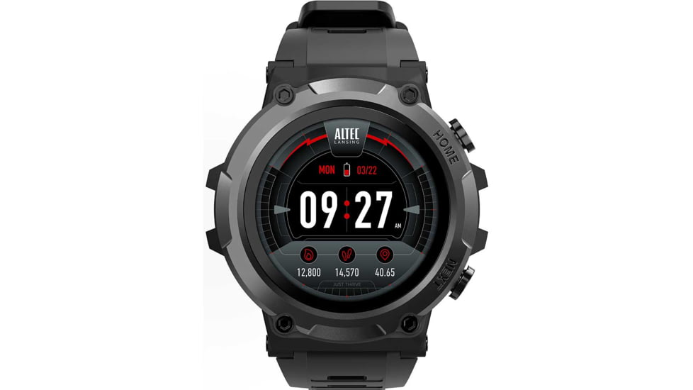 Altec Lansing HAWK Active Smartwatch, Black, ALT-WS100BK