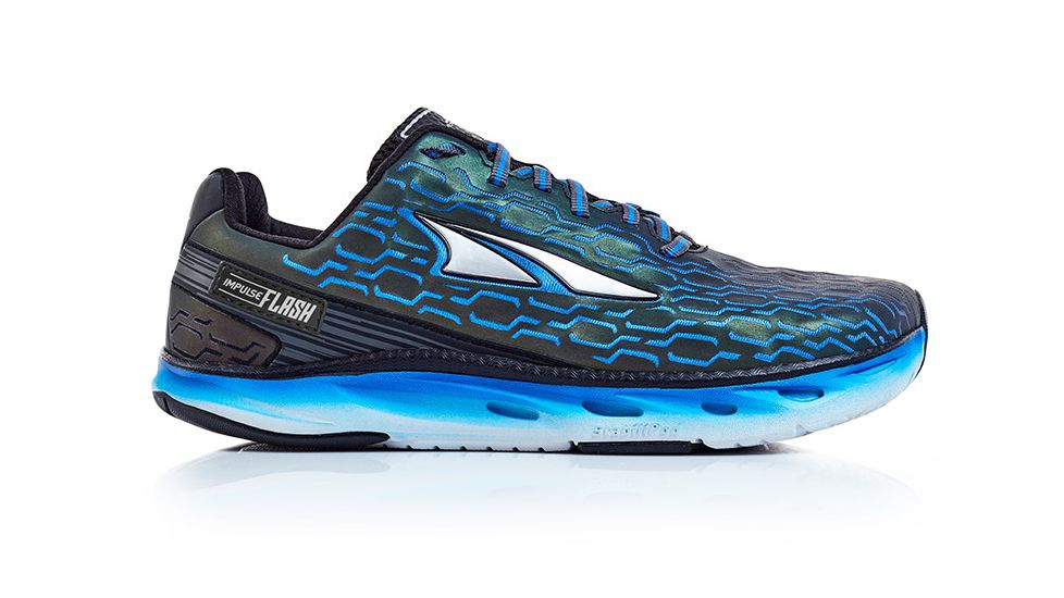 Altra Arrows Impulse Flash Road Running Shoes - Mens, Medium, Black/Blue, 7 US AFM1746F-1-070
