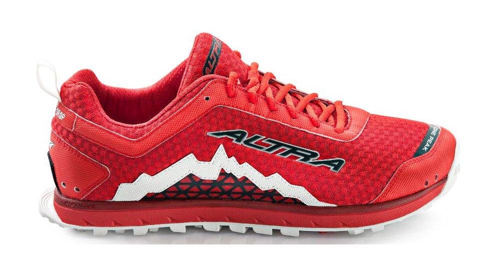 Altra Arrows Lone Peak 1.5 Trail Running Shoe - Men's-Red/White-Medium-7 US