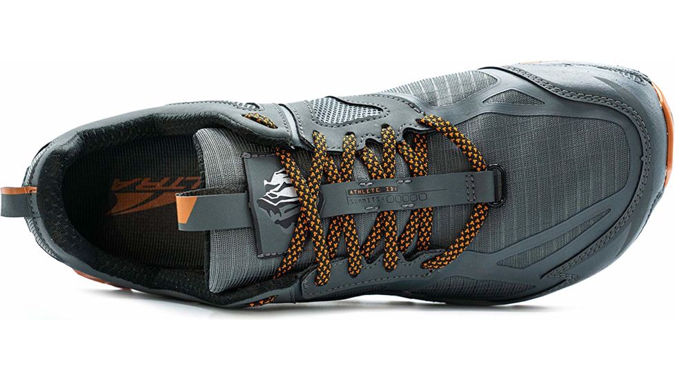 Altra Arrows Lone Peak 4.5 Trailrunning Shoe - Mens, Gray/Orange, 12 US, AL0A4PE5-280-12