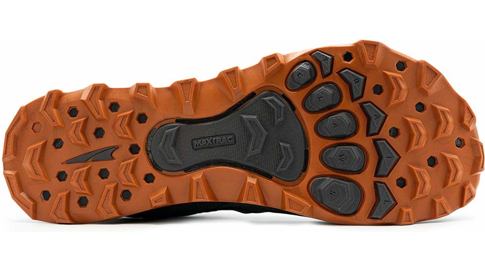 Altra Arrows Lone Peak 4.5 Trailrunning Shoe - Mens, Gray/Orange, 12 US, AL0A4PE5-280-12