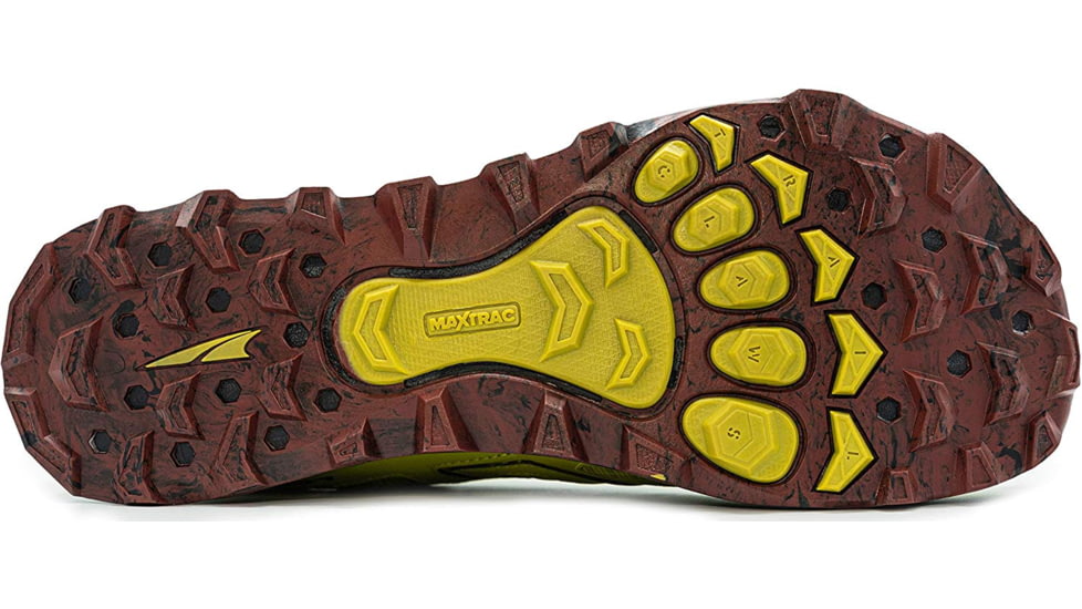 Altra Arrows Lone Peak 4.5 Trailrunning Shoe - Mens, Lime/Red, 8.5 US, AL0A4PE5-312-8.5