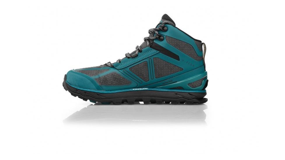 Altra Arrows Lone Peak 4 Mid RSM Trail Running Shoe - Womens, Green/Gray, 8.5 US, AFW1855N-41-085