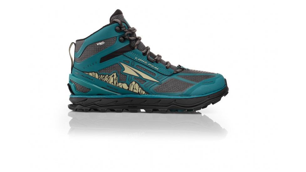 Altra Arrows Lone Peak 4 Mid Rsm - Women's, Green/Gray, Medium, 8.5, ALW1855N32008500M1