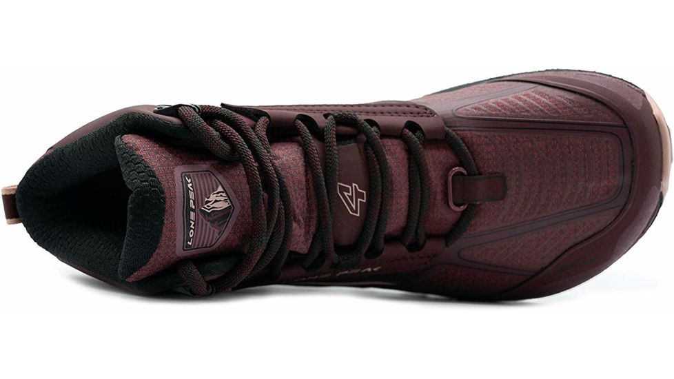 Altra Arrows Lone Peak 4 Mid RSM Trailrunning Shoe - Womens, Dark Port/Light Rose, 6.5 US, ALW1855N-607-6.5