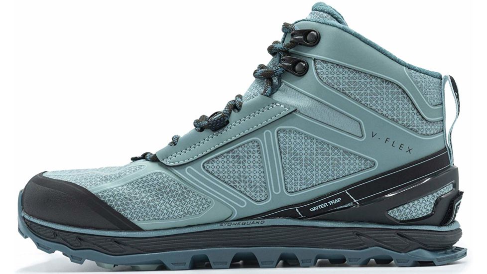 Altra Arrows Lone Peak 4 Mid RSM Trailrunning Shoe - Womens, Mineral Blue, 9 US, ALW1855N-419-9