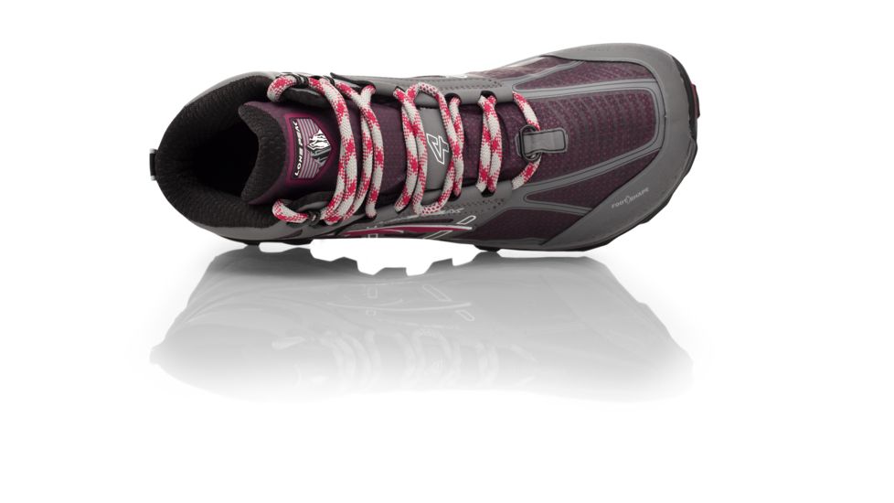 Altra Arrows Lone Peak 4 Mid RSM Trailrunning Shoes - Womens, Gray/Purple, Medium, 9, ALW1855N25409000M1