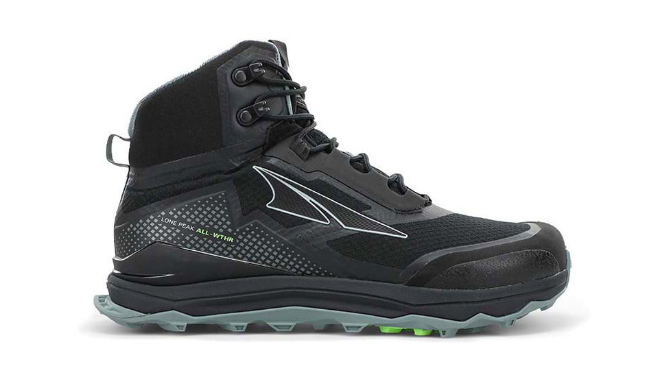 Altra Arrows Lone Peak All-Weather Mid Shoes - Womens, Black, 11.5, AL0A4VRA000-11.5-MED