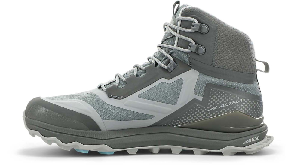 Altra Arrows Lone Peak All-Weather Mid Shoes - Womens, Gray/Green, 6.5, Medium, AL0A4VRA231-6.5-MED