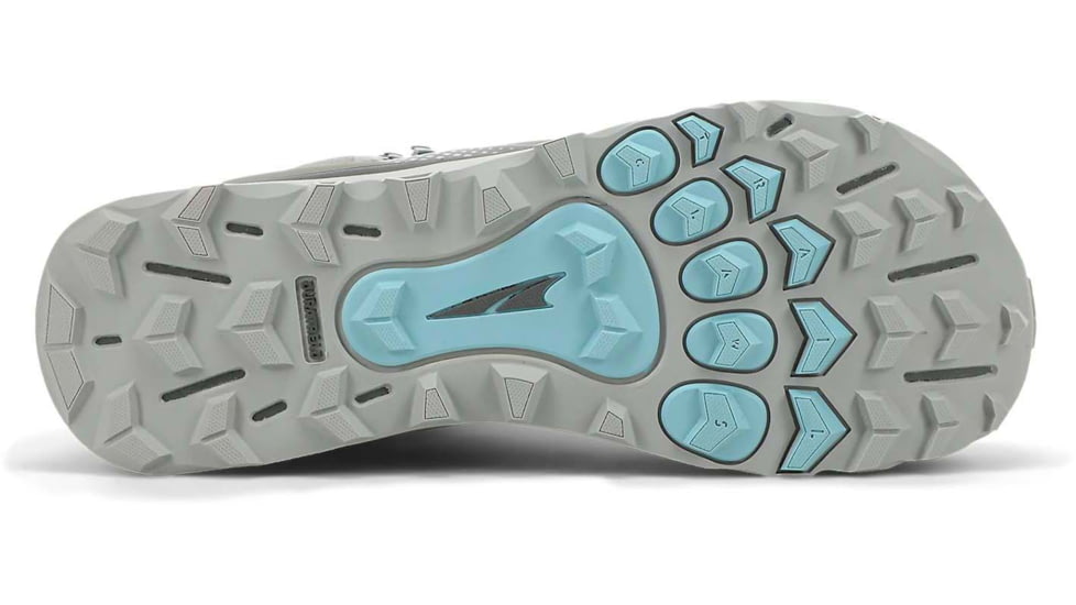 Altra Arrows Lone Peak All-Weather Mid Shoes - Womens, Gray/Green, 6.5, Medium, AL0A4VRA231-6.5-MED