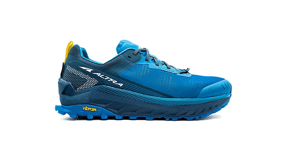 Altra Arrows Olympus 4 Shoes - Mens, Blue/Yellow, 8, AL0A4VQM470-8-MED