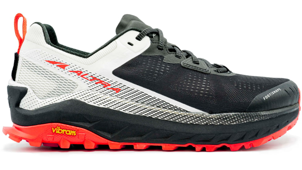 Altra Arrows Olympus 4 Trailrunning Shoes - Mens, Black/White, 8, AL0A4VQM010-8-MED