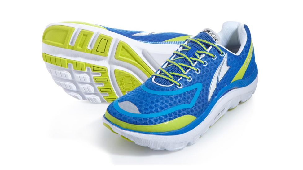 Altra Arrows Paradigm Trail Running Shoe - Men's-Blue/Yellow-Medium-11 US