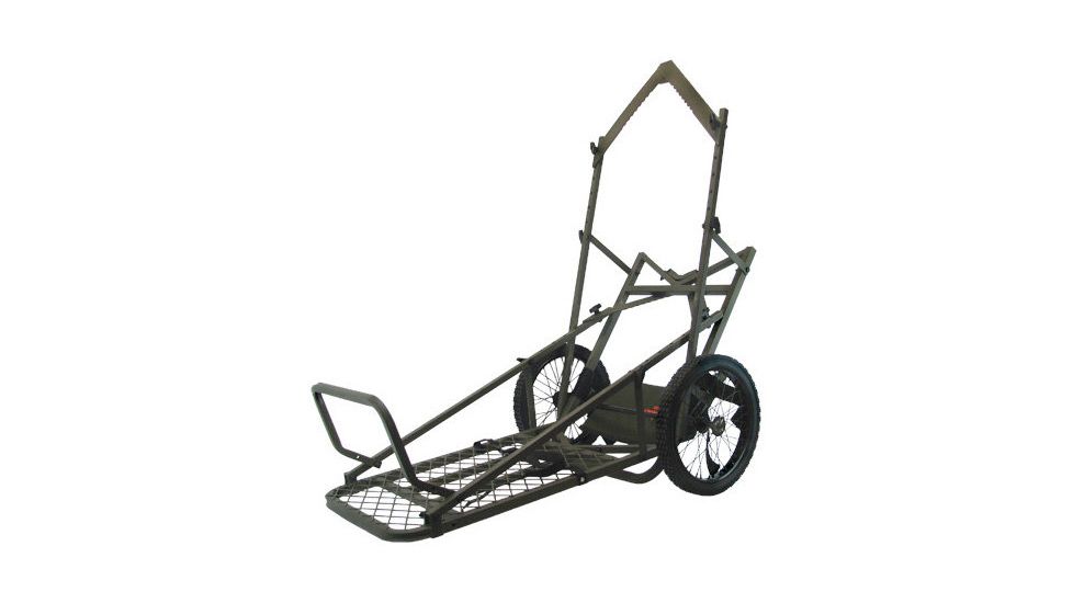 Amacker Outdoors Climb &amp; Carry Deer Thief Tree Stand/Game Cart Combo AM82021 - Game cart configuration