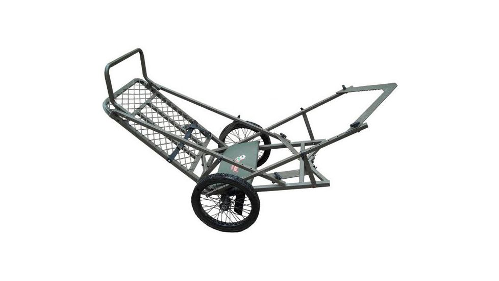 Amacker Outdoors Climb &amp; Carry Deer Thief Tree Stand/Game Cart Combo AM82021 - Game cart configuration