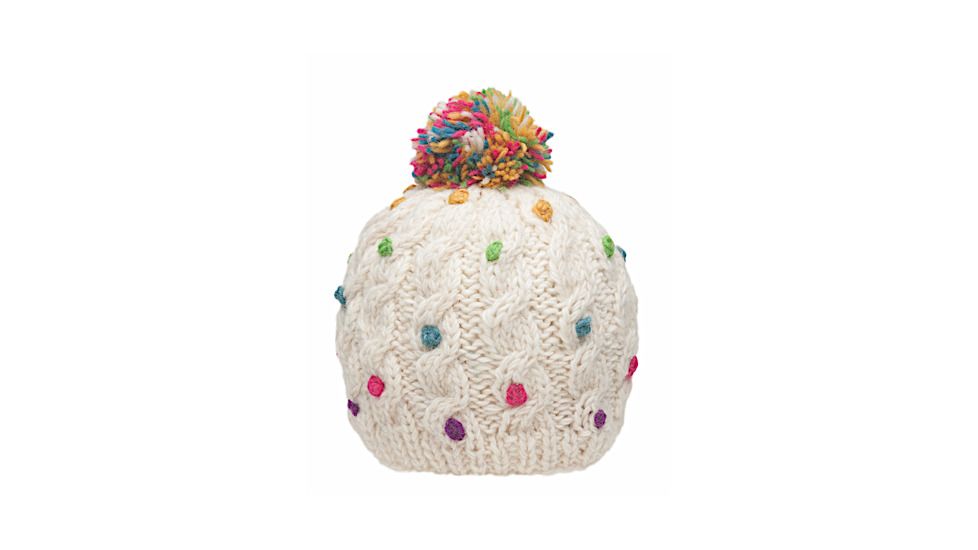 Ambler Dots Beanie- Kids, White, Small, F18-0088-B/WHI-S/P1