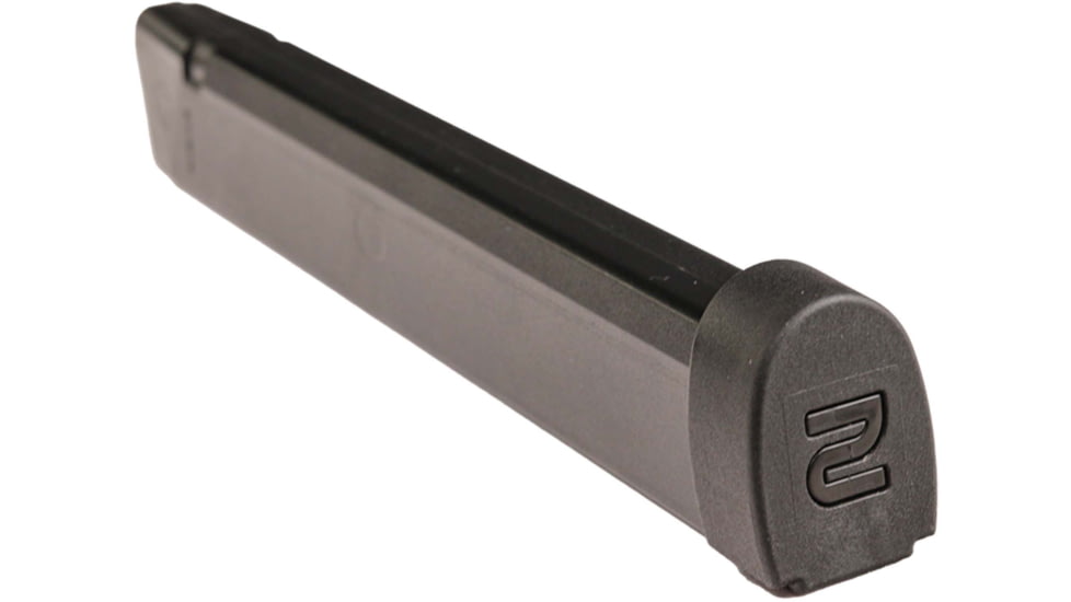 Amend2 A2-Stick Glock Double Stack Pistol Magazine, 9mm Luger, 34 Round, Black, 34, GLKMODCBLK34